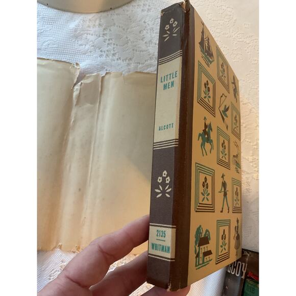 1940 "Little Men" written by Louisa May Alcott Vintage Hardcover Book - Picture 7 of 10